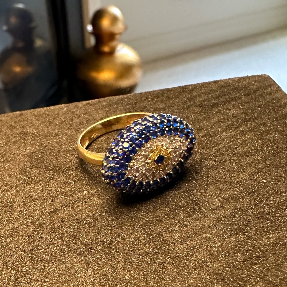 Evil eye ring